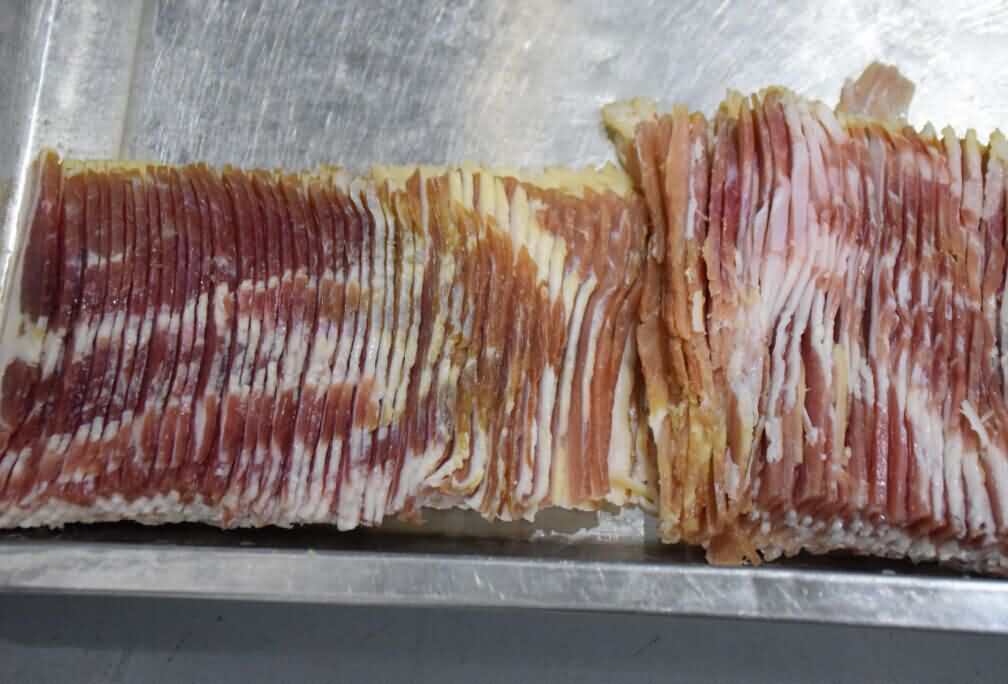 熟肉切片机效果