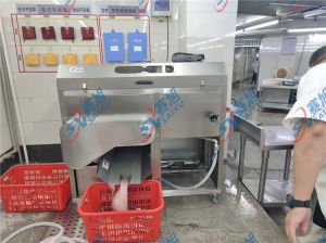 客户现在使用XZ-KP3三枚开片杀鱼机反馈效果