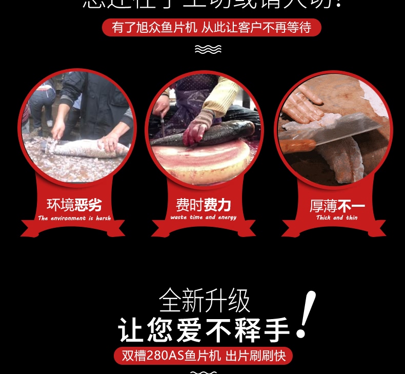 艾博驰ABCH-28AS双槽切鱼片机4